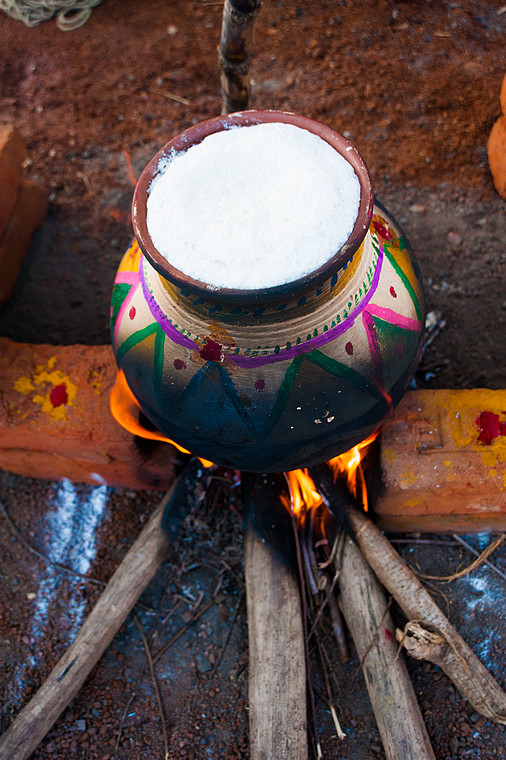 Pongal - tradycyjny posiłek przygotowywany na święto o tej samej nazwie (Indie. Dzień jak nie codzień.)